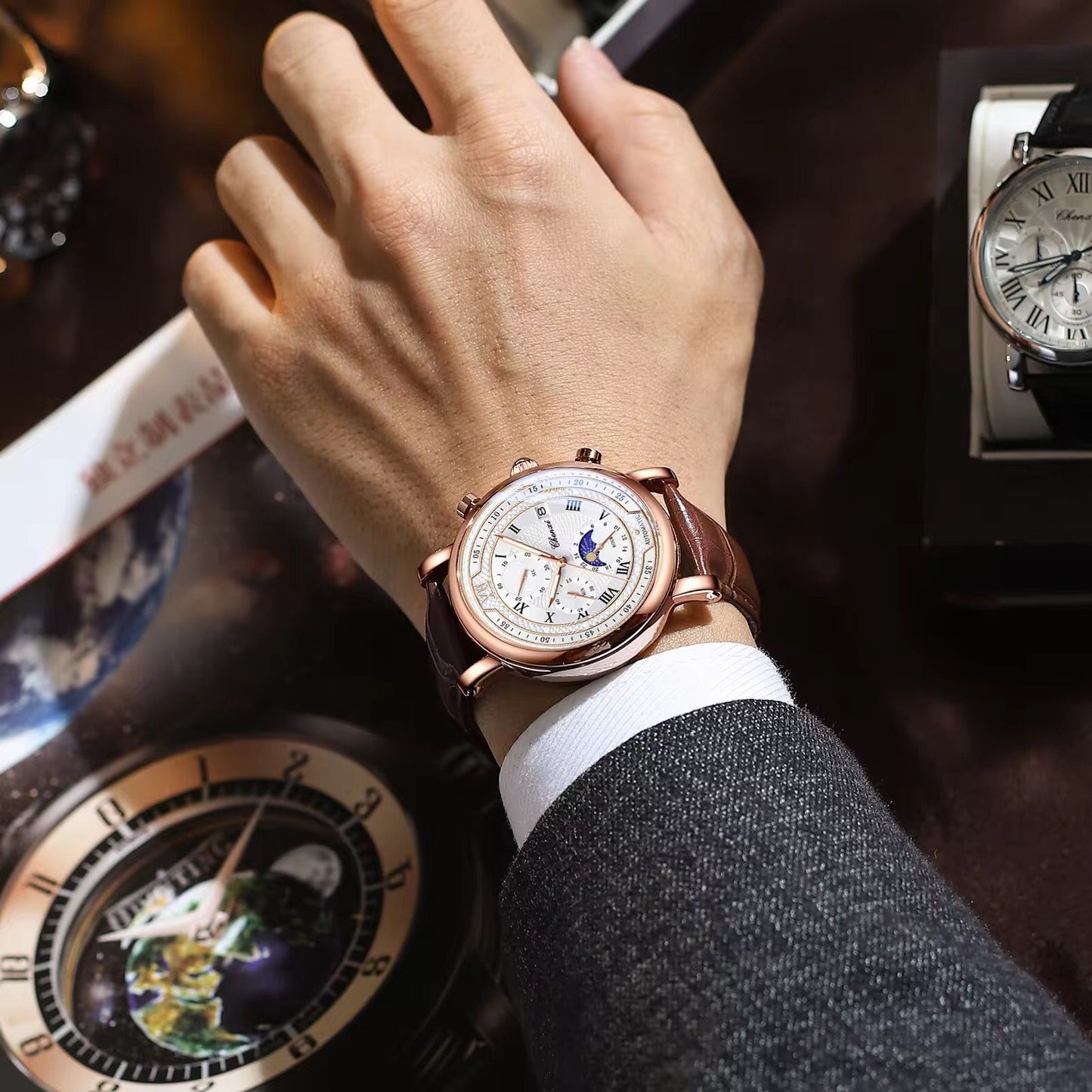 CHENXI ORGINAL WATCH LEATHER STRAP